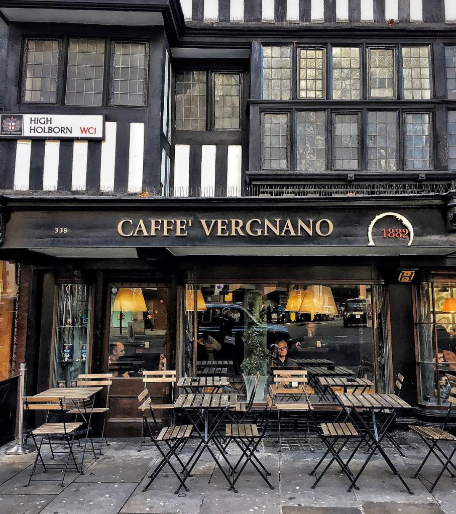 Caffè Vergnano ha varie sedi a Londra