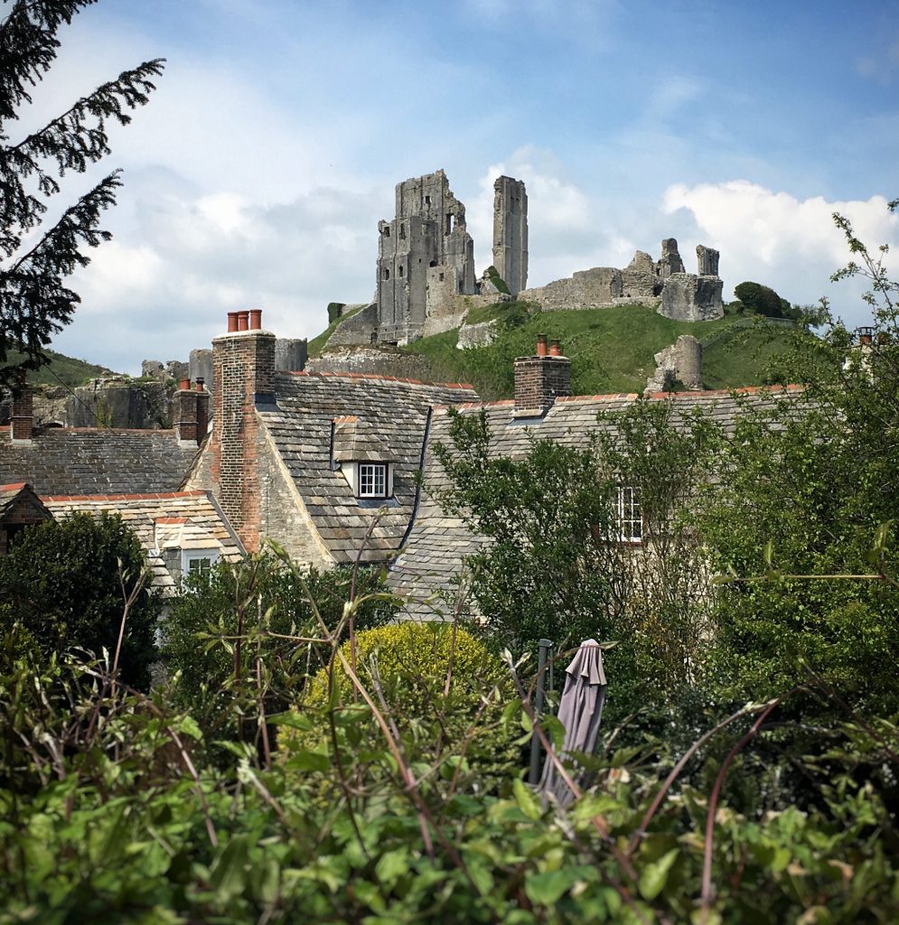 Corfe Castle nel su dell'Inghilterra