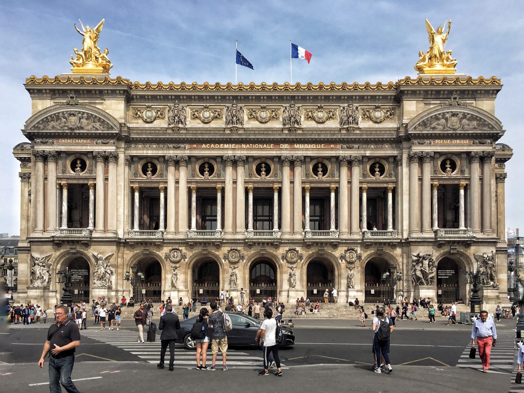 Gli esterni dell'Opera Garnier