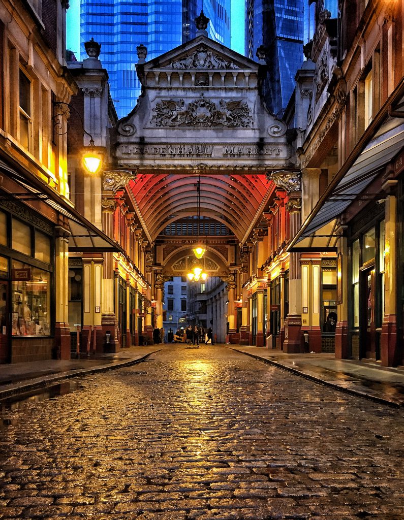 Leadenhall Market a Londra per chi ama le atmosfere di Harry Potter 