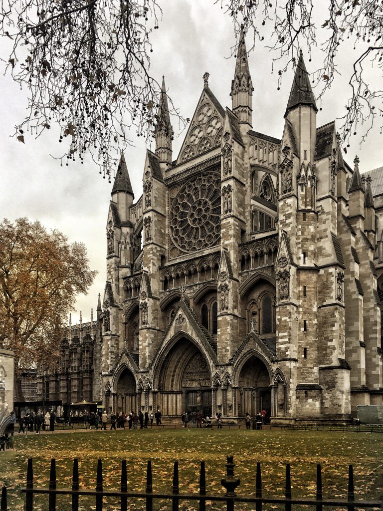 l'abbazia di Westminster a Londra