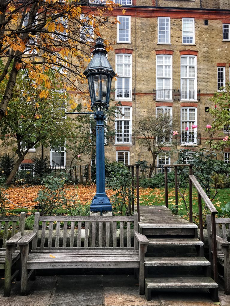 il giardino 'segreto' dietro St Paul a Covent Garden