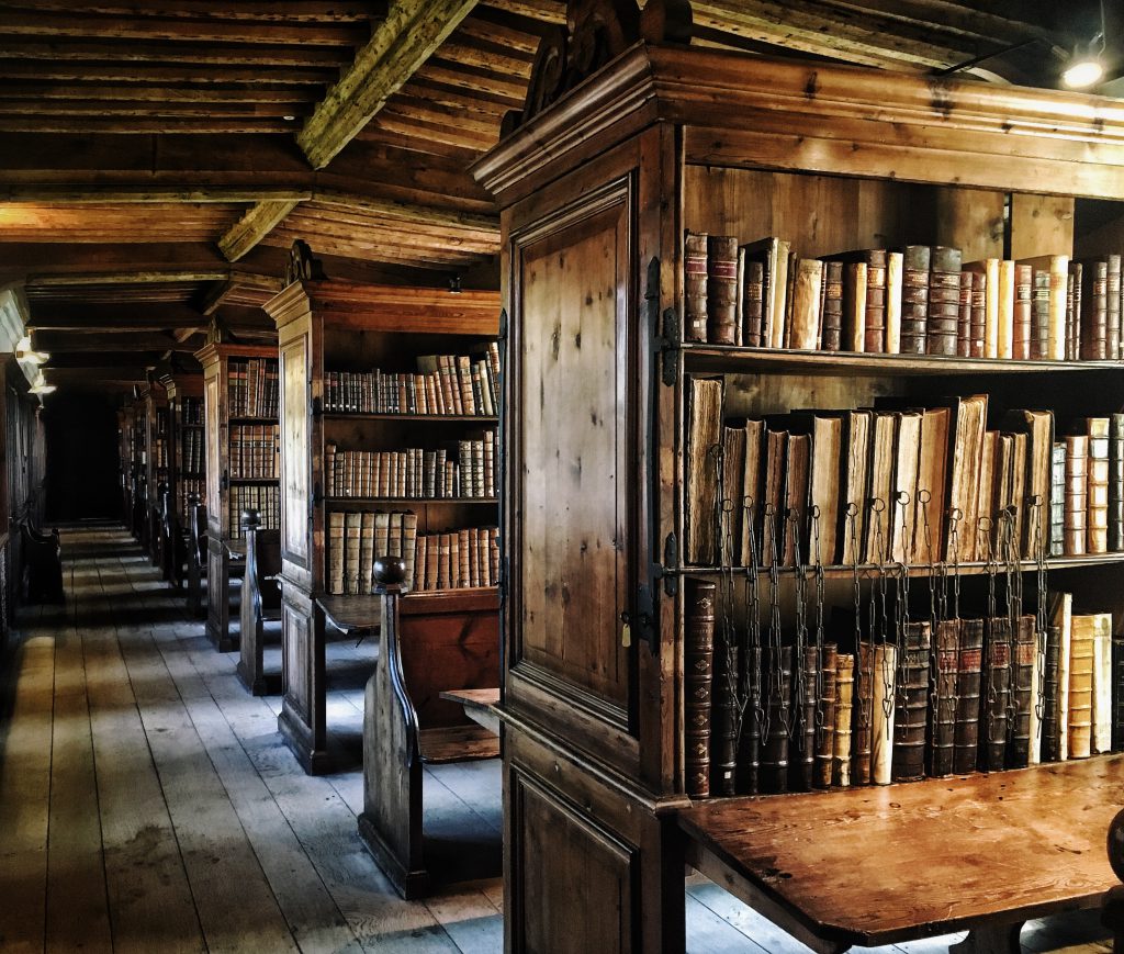 l'antica biblioteca della cattedrale di wells