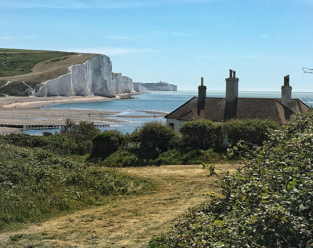 Seaford Head è uno dei punti migliori per visitare le bianche scogliere delle Seven Sisters