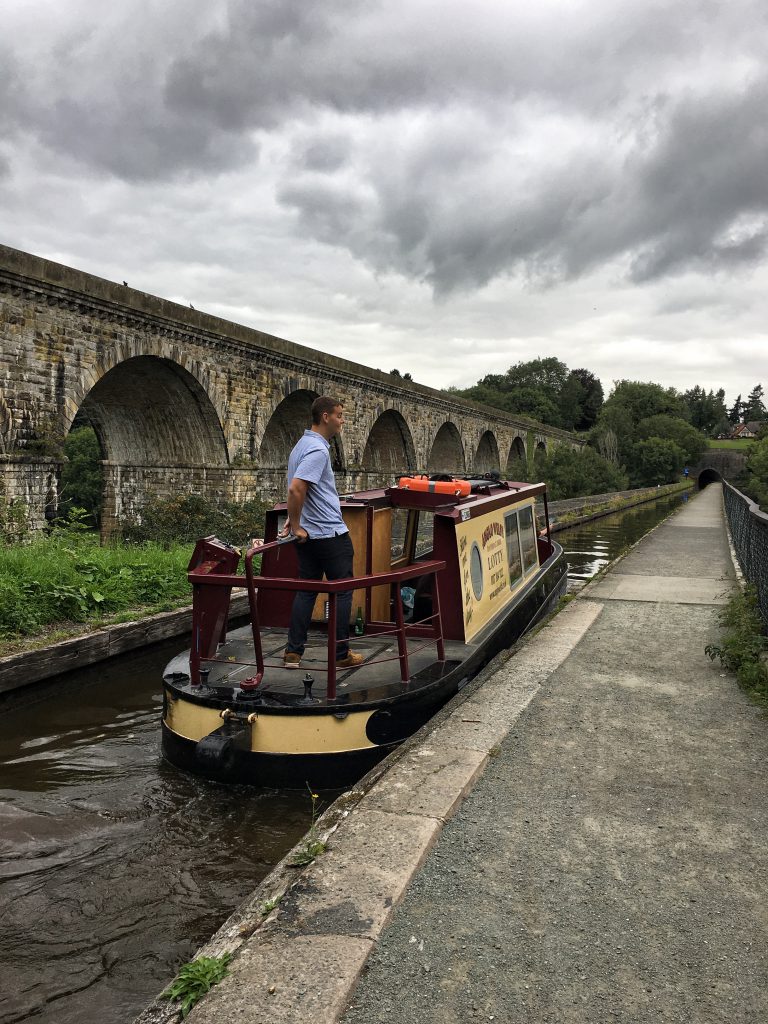 Chirk canal nel Nord del Galles