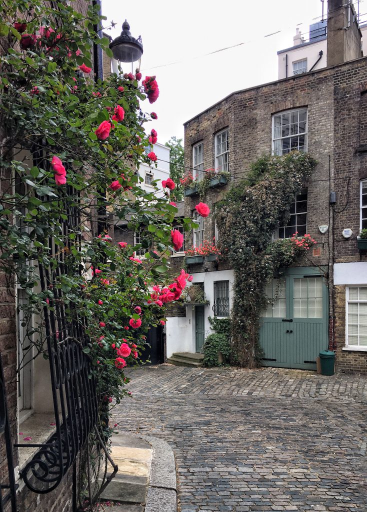 Halkin Mews, suggestivo vicolo di Belgravia