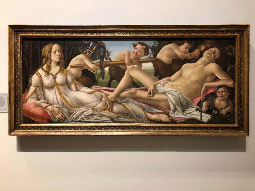 Marte e Venere alla National Gallery