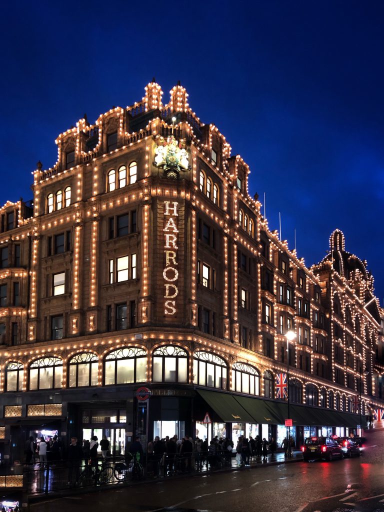 Harrods a Natale